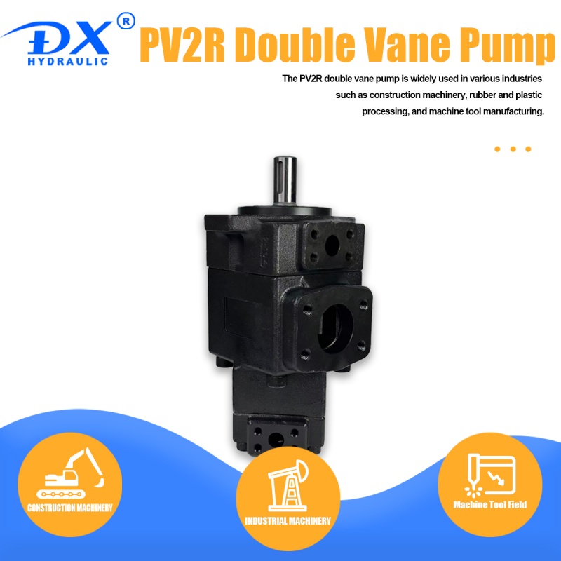 PV2R11 Duplex Pump Hydraulic Vane Pump With High Pressure And Low Noise