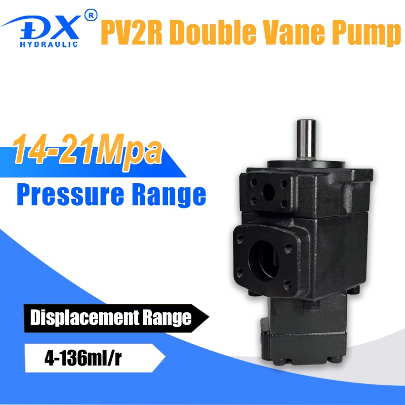 PV2R11 Duplex Pump Hydraulic Vane Pump With High Pressure And Low Noise
