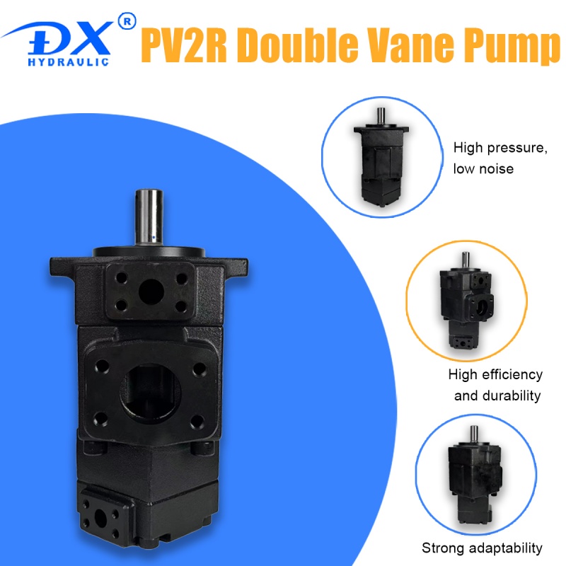 PV2R11 Duplex Pump Hydraulic Vane Pump With High Pressure And Low Noise